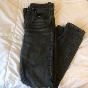 Black Levi distressed jeans